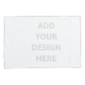 標準サイズの独自のデザインペアを作成する 枕カバー (正面右)