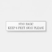 標準サイズ名プレートCrafter Artist Business サインプレート (正面)