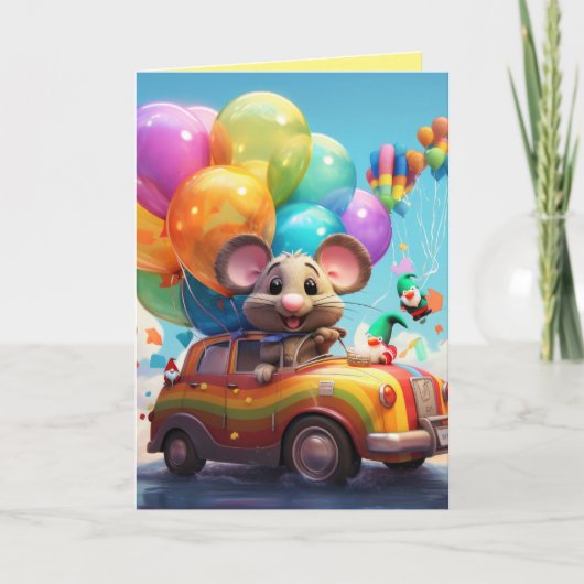 標準サイズ, 12.7 cm x 17.8 cm 折りたたみ式グリーティングカード カード (正面)