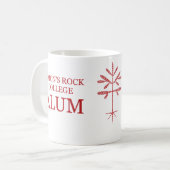 標準サイズ"SRC Alum"赤いサプリング付きマグカップ コーヒーマグカップ (正面左)