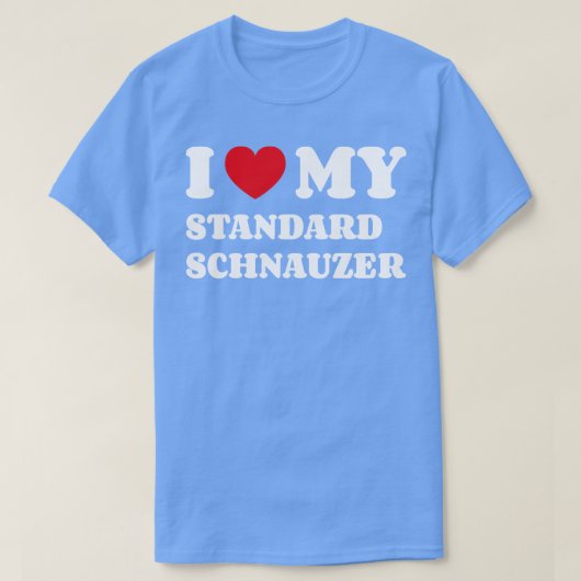 標準シュナウザー2 Tシャツ (デザイン正面)