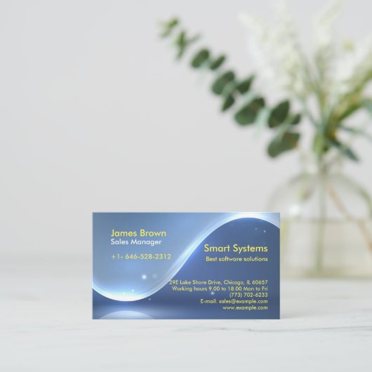 標準デザイン 名刺 (スタンド正面)