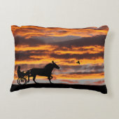 標準トロッティングレースホースアクセント枕 アクセントクッション (裏面)