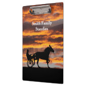 標準トロッティングレースホースクリップボード クリップボード (左)