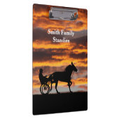 標準トロッティングレースホースクリップボード クリップボード (右)