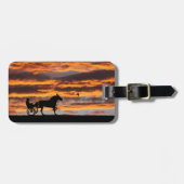 標準トロッティングレースホースラゲッジタグ ラゲッジタグ (正面横)