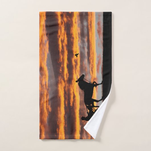 標準トロッティングレース馬手タオル ハンドタオル (ハンドタオル)