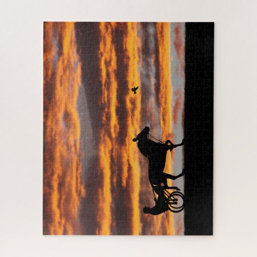 標準トロッティング競走馬ジグソーパズル ジグソーパズル (縦)