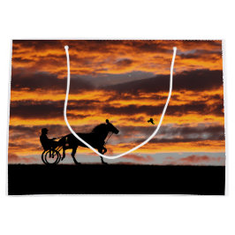 標準トロッティング競走馬抱き枕 ラージペーパーバッグ