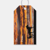 標準トロット競走馬ギフトラベル ギフトタグ (正面)