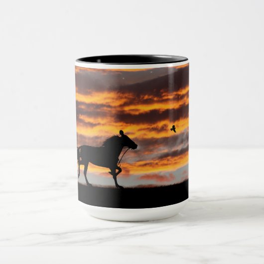 標準トロット競走馬コーヒーマグ マグカップ (中央)