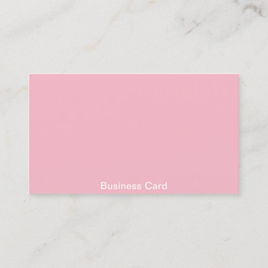 標準ピンク 名刺 (裏面)