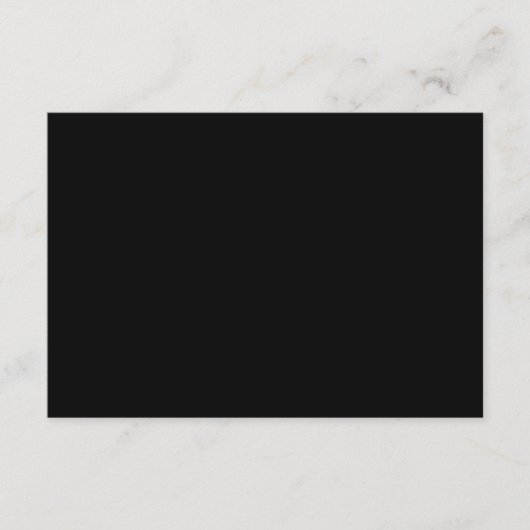 標準ブラック5" x 3.5インチ空白のセミグロス結婚ズ エンクロージャーカード (正面)
