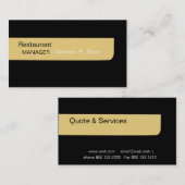 標準プレーンデザインマーケティングメンスタイル 名刺 (正面/裏面)