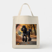 標準プードルグエレガントロッサートバッグ トートバッグ (裏面)