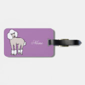 標準プードルドッグサンダー_コーブ ラゲッジタグ (裏面横)