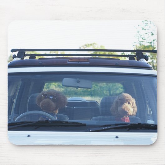 標準プードル4 マウスパッド (正面)