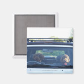 標準プードル4 マグネット (正面/裏面)