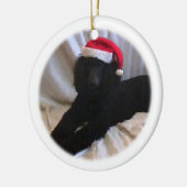 標準プードル セラミックオーナメント (左)