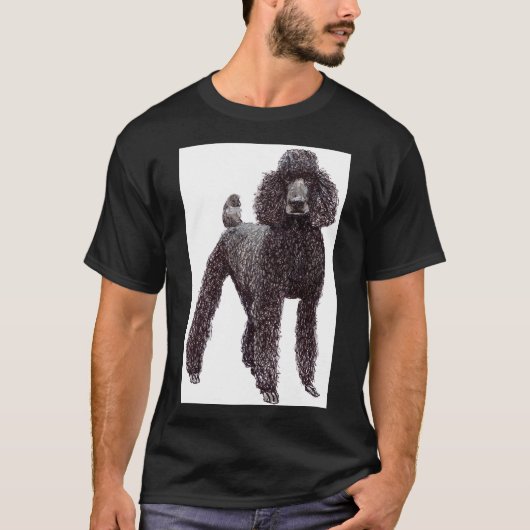 標準プードル Tシャツ (正面)