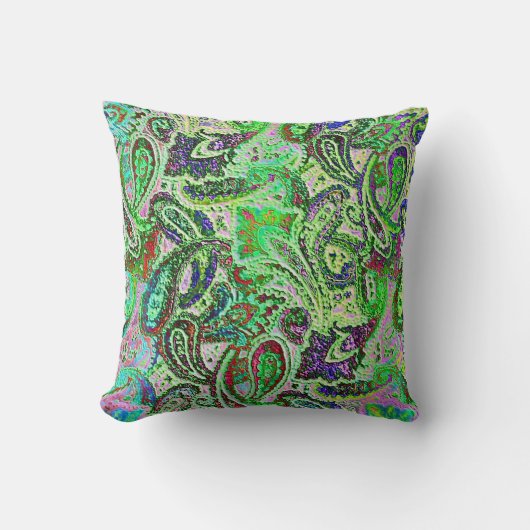 標準ペイズリー1 クッション (正面)