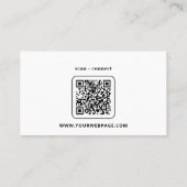 標準ホワイト汎用デザイン名刺 名刺 (裏面)