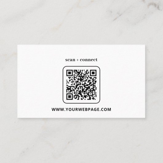 標準ホワイト汎用デザイン名刺 名刺 (裏面)