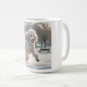 標準ポードルエレガントコーヒーマグ コーヒーマグカップ (正面右)