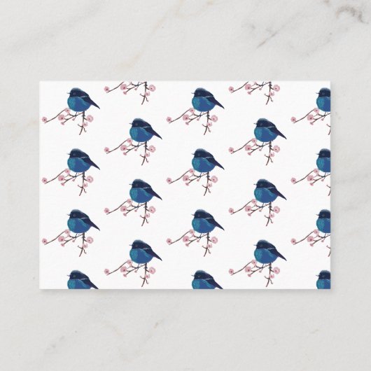 標準マット（青） 名刺 (裏面)