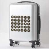 標準メイスンジャーのふたハニーラベルデイジー2.125インチ シール (スーツケース)