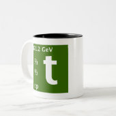 標準モデル(トップクォーク) ツートーンマグカップ (正面左)