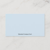 標準ライトブルー 名刺 (裏面)