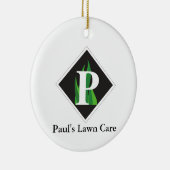 標準ロゴのPLCセラミックサークルオーナメント セラミックオーナメント (右)