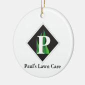 標準ロゴのPLCセラミックサークルオーナメント セラミックオーナメント (左)