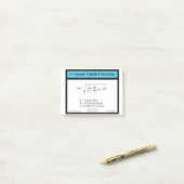 標準偏差の数式の例 ポストイット (デスク上)