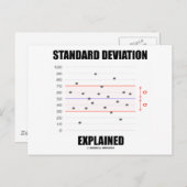 標準偏差説明 ポストカード (正面/裏面)