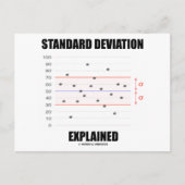 標準偏差説明 ポストカード (正面)