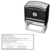 標準公証人公書証明スタンプ セルフインキングスタンプ (インサイチュ)