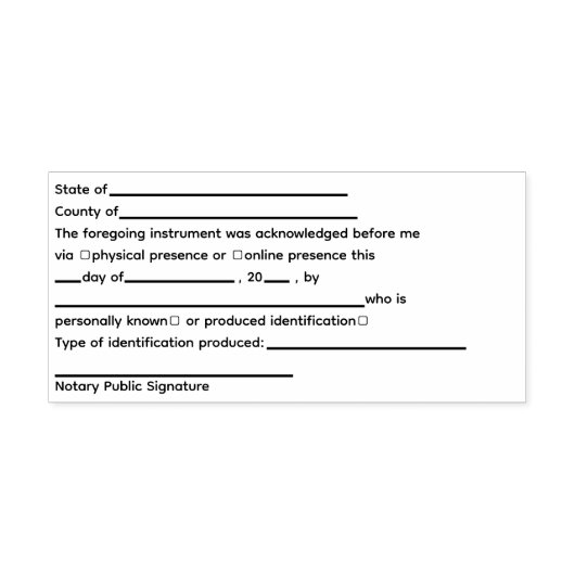 標準公証人公認書 セルフインキングスタンプ (デザイン)