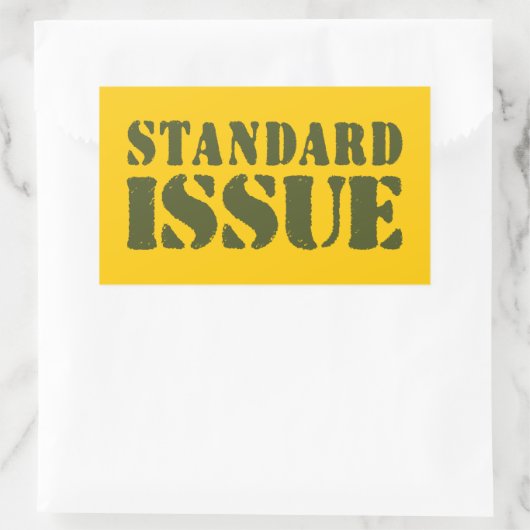 標準問題 長方形シール (バッグ)