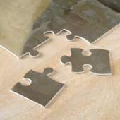 標準旗を縫う（中世の女性） ジグソーパズル (側面)