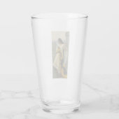 標準旗を縫う（中世の女性） タンブラーグラス (裏面)