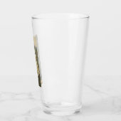 標準旗を縫う（中世の女性） タンブラーグラス (左)