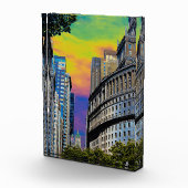 標準油建物ニューヨークシティUSAポスター フォトブロック (右)