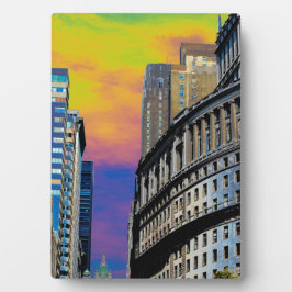 標準油建物ニューヨークシティUSAポスター フォトプラーク