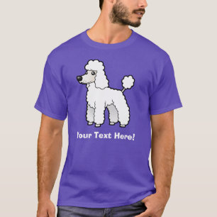 標準漫画かミニチュアまたはトイプードル Tシャツ