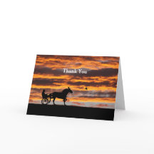 標準的なトロッティング競走馬グリーティングカード