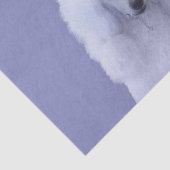 標準的なプードル·ホワ絵画イト-オリジナル·ドッグ·アート 薄葉紙 (詳細)