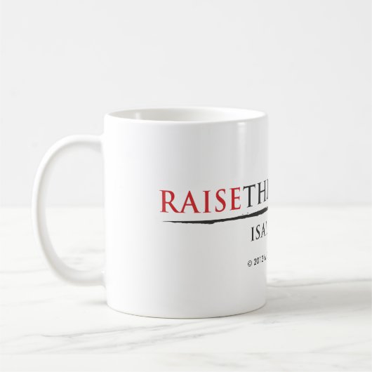 標準的なマグを上げて下さい コーヒーマグカップ (左)