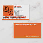 標準的な名刺のデザイン2 名刺 (正面/裏面)